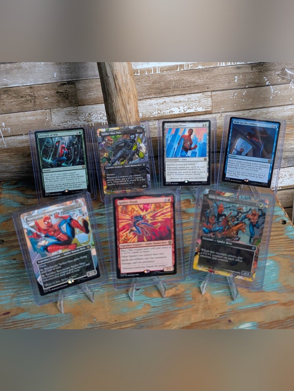 Magic The Gathering Spider-Man 7 Card Bundle